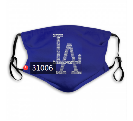 2020 Los Angeles Dodgers Dust mask with filter 75